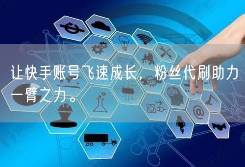 让快手账号飞速成长,粉丝代刷助力一臂之力。
