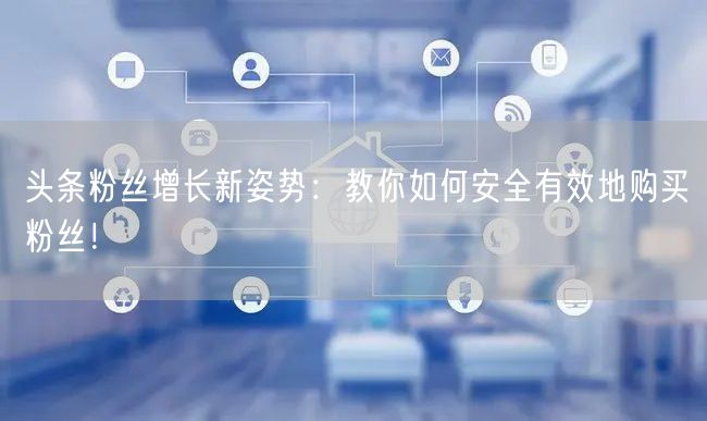 头条粉丝增长新姿势:教你如何安全有效地购买粉丝!
