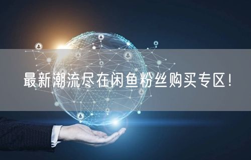 最新潮流尽在闲鱼粉丝购买专区!