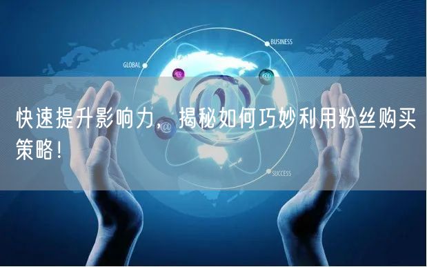 快速提升影响力,揭秘如何巧妙利用粉丝购买策略!