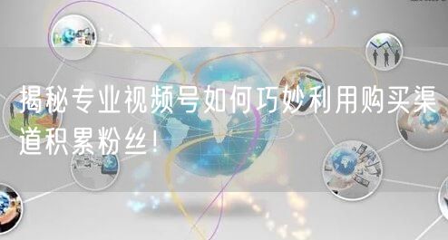 揭秘专业视频号如何巧妙利用购买渠道积累粉丝!