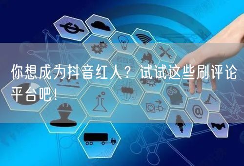 你想成为抖音红人?试试这些刷评论平台吧!