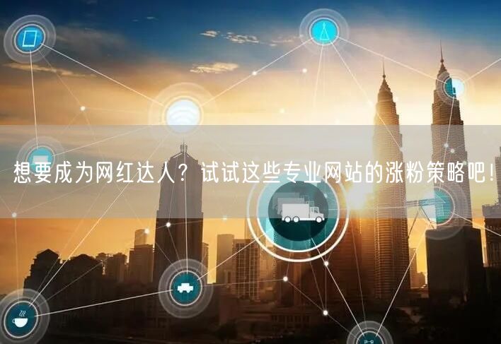 想要成为网红达人?试试这些专业网站的涨粉策略吧!